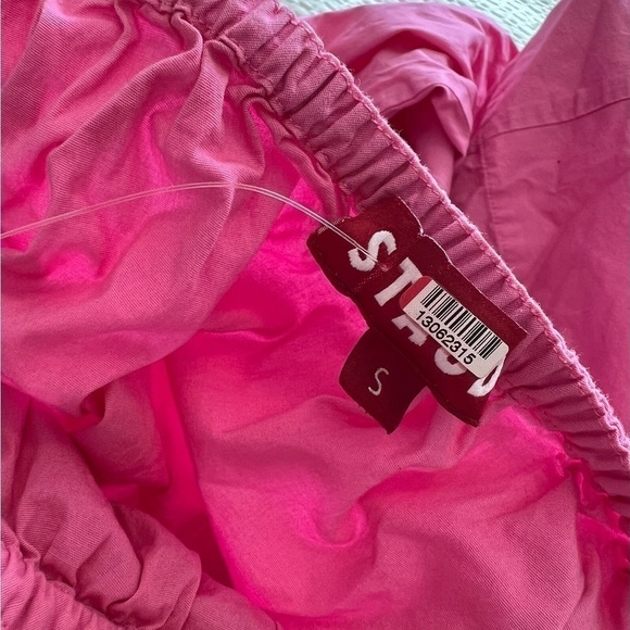 STAUD Apfel Pink Halter Cutout Sleeveless Maxi Dress - Picture 16 of 16